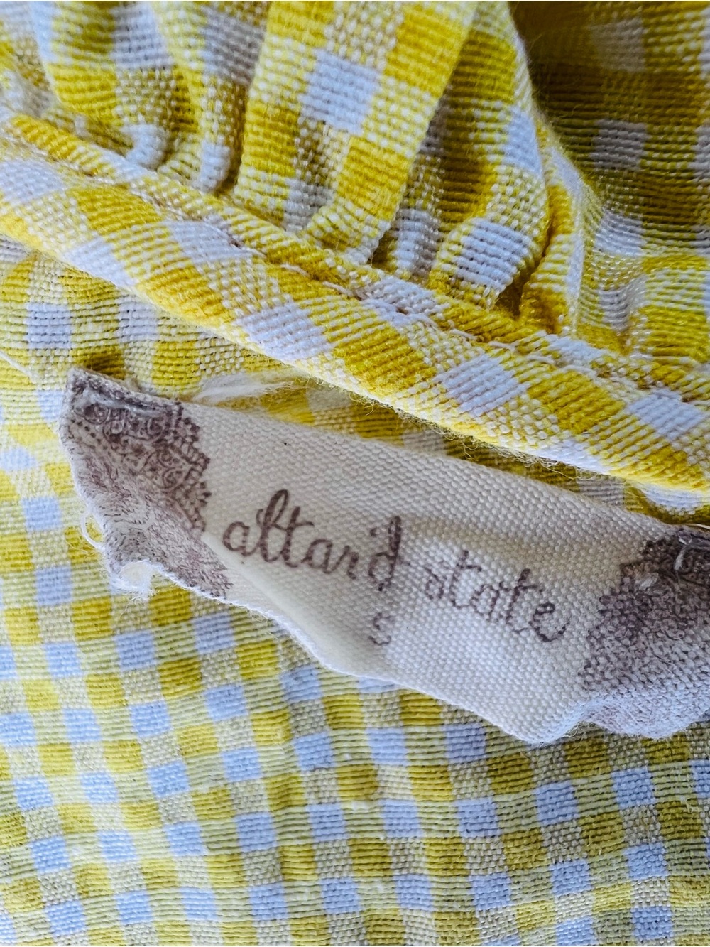 Gingham One-Shoulder Ruffle Short Dress - Picture 3 of 7